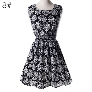 Casual Summer Dress Women Clothes 2018 Sexy Floral Chiffon Short Party Dresses Korean Elegant Vestido De Festa Verano Robe Femme