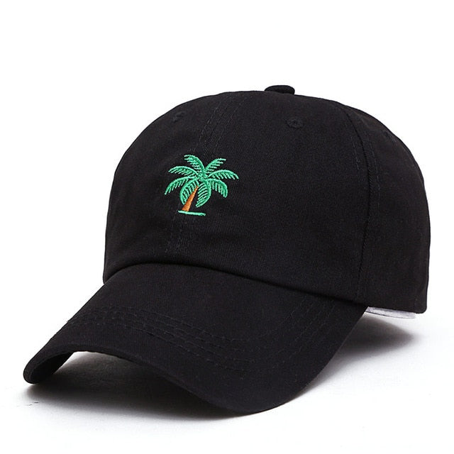 VORON 2017 new Embroidery Palm Trees Curved Dad Hats Take A Trip Baseball Cap Coconut Trees Hat Strapback Hip Hop Cap Adjustable