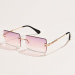 Load image into Gallery viewer, Fashion Rimless Rectangle Sunglasses
