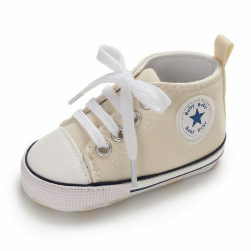 Baby Infant Classic Canvas Baby Shoes Boy Girl Soft Sole Size 1 2 3 0-18 Months