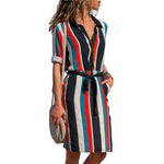 Load image into Gallery viewer, Long Sleeve Shirt Dress 2019
