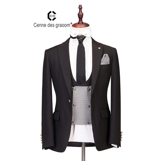 2020 Cenne Des Graoom New Men Suit