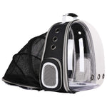 Load image into Gallery viewer, Expandable Cat Travel Backpack Portable Small Dog Bag Carry Luxury Pet Transparent Carrier
