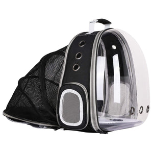 Expandable Cat Travel Backpack Portable Small Dog Bag Carry Luxury Pet Transparent Carrier