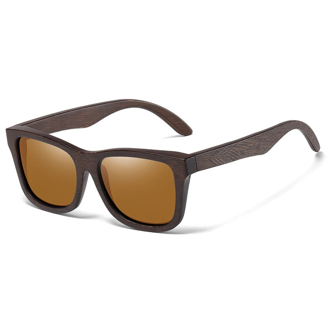 Handmade Wood Bamboo Polarized Sunglasses | Natural Bamboo Sunglasses Polarized - Sunglasses