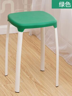 Modern Household Plastic Stool Living Room Dining Stool Fashion Cafe Bar Stool