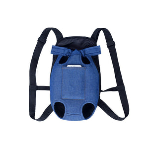 Pet Cat Dog Carrier Backpack Adjustable Pet Front Carrier Legs Out Travel Bag