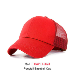 URDIAMOND 2019 Ponytail Baseball Cap Women Messy Bun Snapback Summer Mesh Hats Casual Sport Sequin Caps Drop Shipping Hat Cap