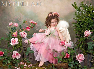 5d Diy Diamond Painting Cross Stitch Diamond Embroidery Angel Girl Picture Landscape Wall Sticker Full Diamond Mosaic