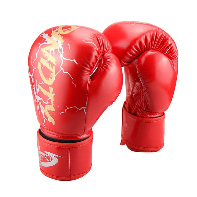 Loogdeel Leather Kick Boxing Gloves