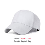 Load image into Gallery viewer, URDIAMOND 2019 Ponytail Baseball Cap Women Messy Bun Snapback Summer Mesh Hats Casual Sport Sequin Caps Drop Shipping Hat Cap
