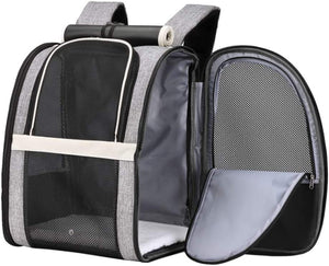 Texsens Innovative Traveler Bubble Backpack Pet Carriers for Cats and Dogs (Black)