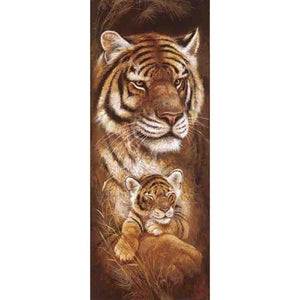 Animal Diamond Embroidery 5D DIY Diamond Painting Christmas Tigers And Giraffes Cross Stitch Full Rhinestone Mosaic