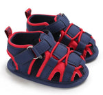 Load image into Gallery viewer, Newborn Baby Boy Crib Shoes Toddler First Baby Shoes Summer Sandals Size 1 2 3 -
