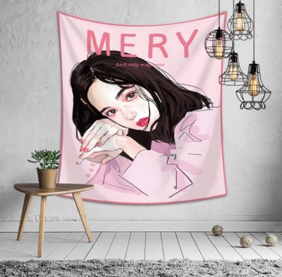 Sexy Body Line Tapestry Art Wall Hanging Tapestry Simple Design Line Wall Decor Bedspread Yoga Mat Picnic Cloth Home & Living|Tapestry