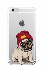 Load image into Gallery viewer, Cute Puppy Bunny Cat Princess Meow French Bulldog Soft Phone Case Coque Funda For iPhone 7 7Plus 6 6S 6Plus 8 8Plus X Samsung
