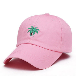 VORON 2017 new Embroidery Palm Trees Curved Dad Hats Take A Trip Baseball Cap Coconut Trees Hat Strapback Hip Hop Cap Adjustable