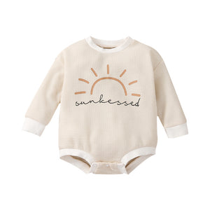 SUNKISSED Waffle Knit Onesie