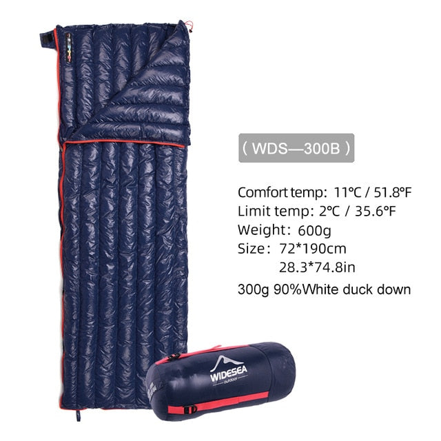 Widesea Camping Ultralight Sleeping Bag Down Waterproof Lazy Bag Portable Storage Compression Slumber Bag Travel Sundries Bag|Sleeping Bags|