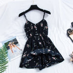 Load image into Gallery viewer, 2019 New Women&#39;s Dress Sweet Summer Casual Fashion Bohemian Print Thin Strap Sleeveless Black Dress for Women|Dresses
