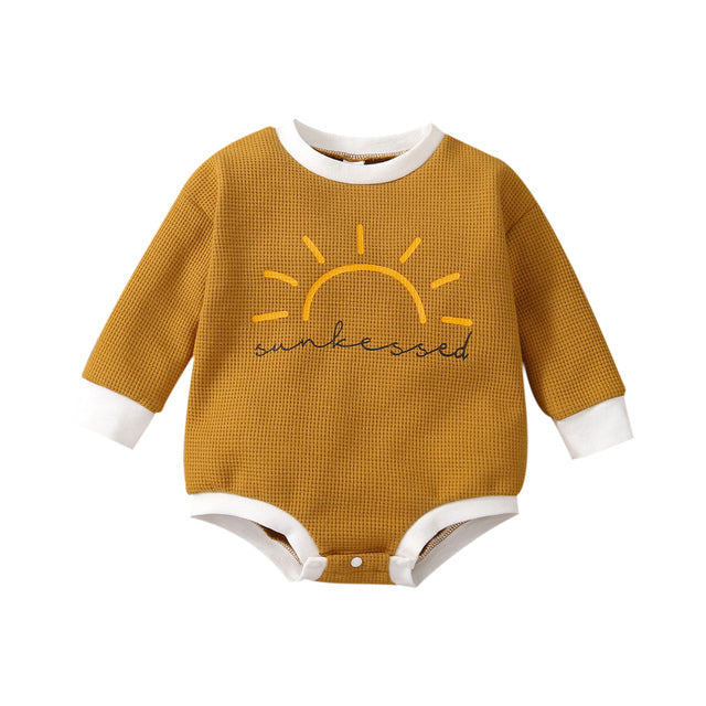 SUNKISSED Waffle Knit Onesie