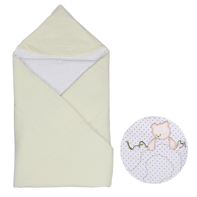 Rabbi baby holding summer newborn supplies small quilt spring and summer thin paragraph towel cotton baby spring and autumn package