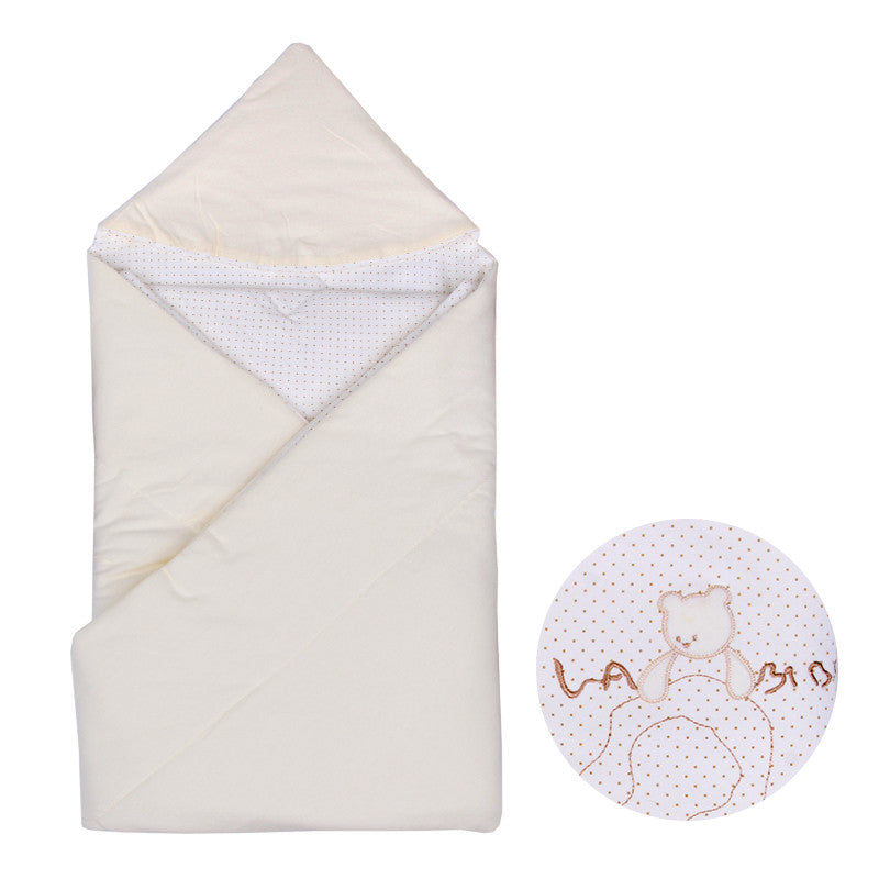 Rabbi baby holding summer newborn supplies small quilt spring and summer thin paragraph towel cotton baby spring and autumn package