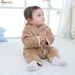 Load image into Gallery viewer, 2019 Newborn Baby Winter Hoodie Clothes Polyester Infant Baby Girls Pink Climbing New Spring Outwear Rompers 3m 12m Boy Jumpsuit, Color - FLRkaiqi
