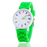 Load image into Gallery viewer, Candy Color Silicone Wrist Watch
