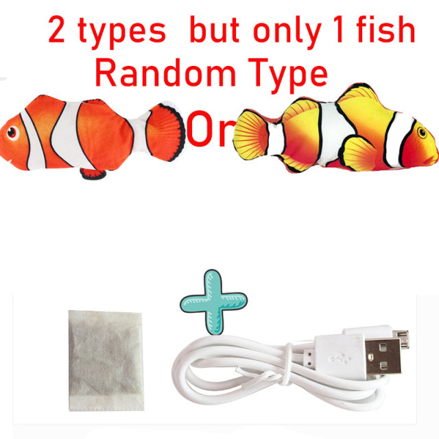 Cat USB Charger Toy Fish Interactive Electric floppy Fish Cat toy Realistic Pet Cats Chew Bite Toys Pet Supplies Cats dog toy|Cat Toys|