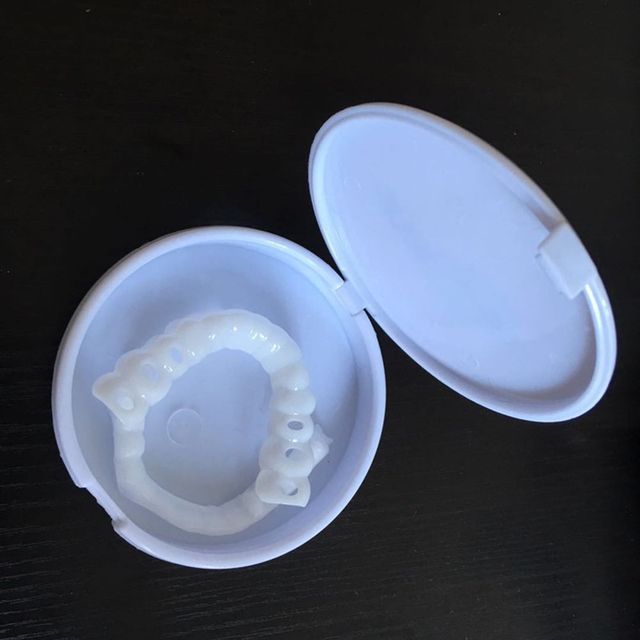 Oral Hygiene For Bad Teeth Smile Veneer No-toxic Practical Plastic Smile Fake Tooth Cover Orthodontic Braces - Denture Care Products