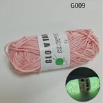 Load image into Gallery viewer, 2022 Newest Functional Luminous Yarn Glow in the Dark Polyester Chunky Yarn 53m Long Knitting Wool Yarn for Crochet Sweater Hat
