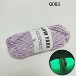 Load image into Gallery viewer, 2022 Newest Functional Luminous Yarn Glow in the Dark Polyester Chunky Yarn 53m Long Knitting Wool Yarn for Crochet Sweater Hat
