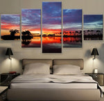 Load image into Gallery viewer, Frame 5 Panels Painting For Living Room Decor Decor Modular High Quality Pictures Wall Pictures For living room
