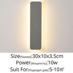 New Modern Wall Lamps Touch Sensor Lights For Bedroom Bedside Aisle Stair Living Study Room Background