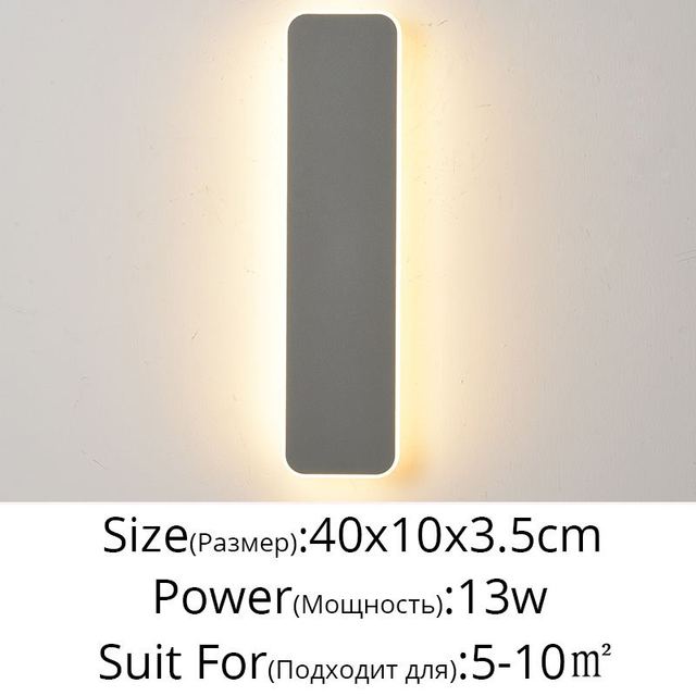 New Modern Wall Lamps Touch Sensor Lights For Bedroom Bedside Aisle Stair Living Study Room Background