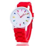 Load image into Gallery viewer, Candy Color Silicone Wrist Watch
