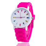 Load image into Gallery viewer, Candy Color Silicone Wrist Watch
