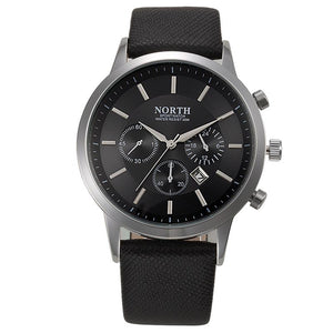 Mens Sports Wristwatch, Color - Silver Brown