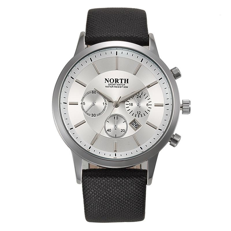 Mens Sports Wristwatch, Color - Silver Blue