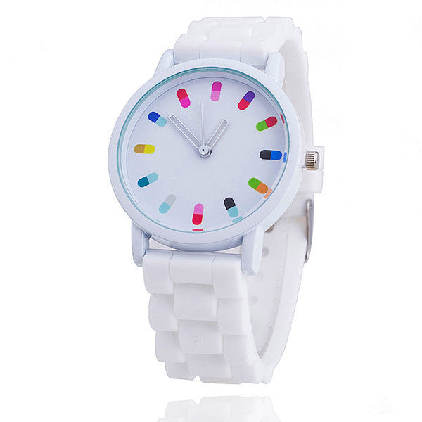 Candy Color Silicone Wrist Watch