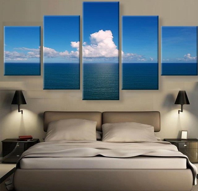 Frame 5 Panels Painting For Living Room Decor Decor Modular High Quality Pictures Wall Pictures For living room