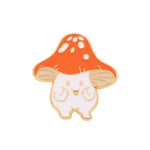 Load image into Gallery viewer, Funny Mushroom Enamel Pin Cute Custom Guitar Accordion Brooches Bag Plant Jewelry Gift for Kids Friends Accessories| |
