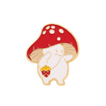 Load image into Gallery viewer, Funny Mushroom Enamel Pin Cute Custom Guitar Accordion Brooches Bag Plant Jewelry Gift for Kids Friends Accessories| |
