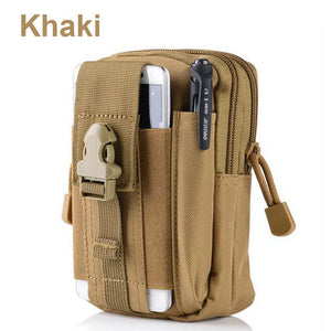 Outdoor Camping Climbing Bag Tactical Military Molle Hip Waist Belt  Wallet Pouch Purse Phone Case for iPhone 7 for Samsung