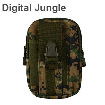 Outdoor Camping Climbing Bag Tactical Military Molle Hip Waist Belt  Wallet Pouch Purse Phone Case for iPhone 7 for Samsung