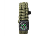 Load image into Gallery viewer, Outdoor 5 in 1 Survival Rescue Bracelet Rope with Compass
