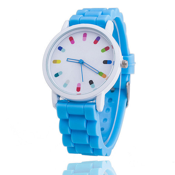 Candy Color Silicone Wrist Watch