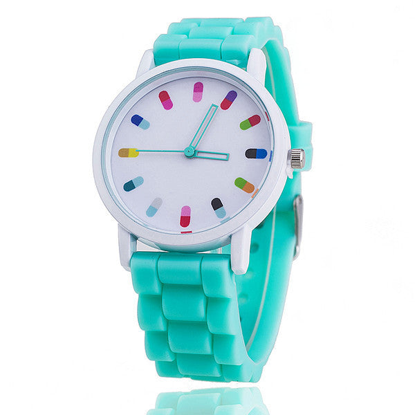 Candy Color Silicone Wrist Watch