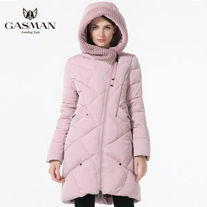 GASMAN 2018 New Winter Collection Brand Fashion Thick Women Winter Bio Down Jackets Hooded Women Parkas Coats Plus Size 5XL 6XL